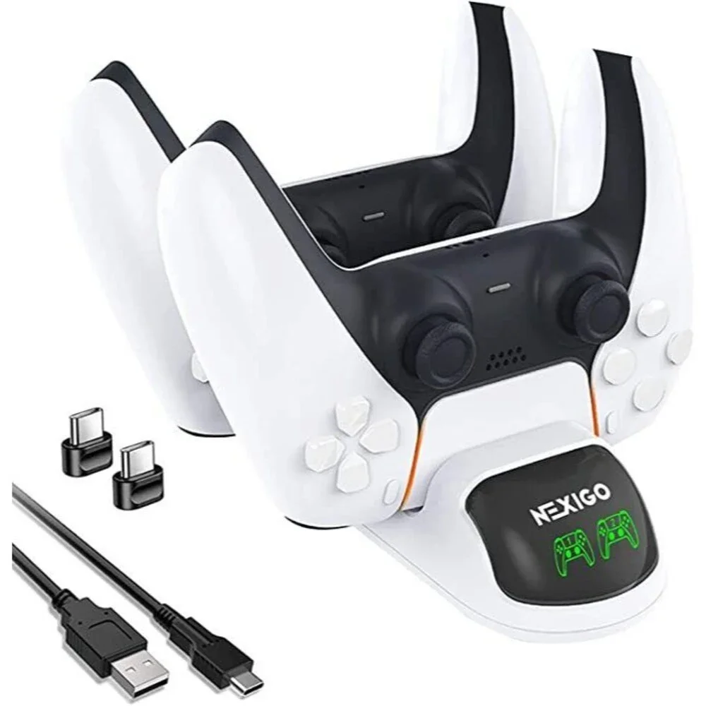 NexiGo Charging Dock For PS5 Playstation 5 Controller NEW Charge 2 At Once